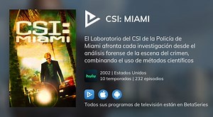Ver CSI: Miami en streaming