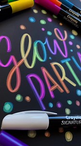 2.9K views · 108 reactions | Glow on, treat yourself--you know you want these markers! No special light required! Available NOW on crayola.com. crayo.la/neoneffects | Crayola | Facebook