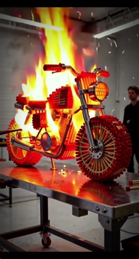 Matchstick Motorcycle