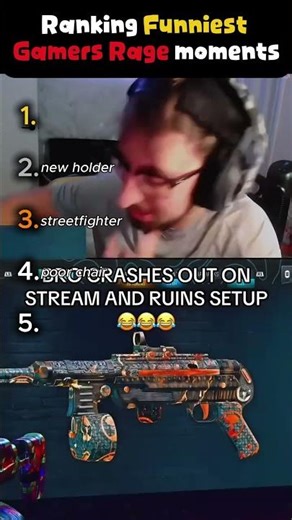 Ranking funniest Gamer Rage moments!