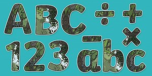Evolution and Inheritance Themed Display Letters and Numbers Pack