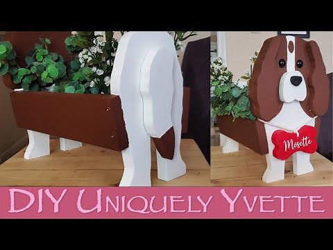 DIY / Crafts: Dog Garden Planter | Woodworking | Scroll Saw Project