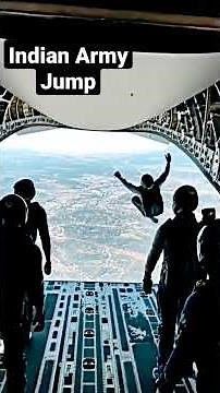 Indian Army Jumping From Aeroplane #shorts
