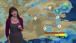 Elizabeth Rizzini has the days weather: | BBC London