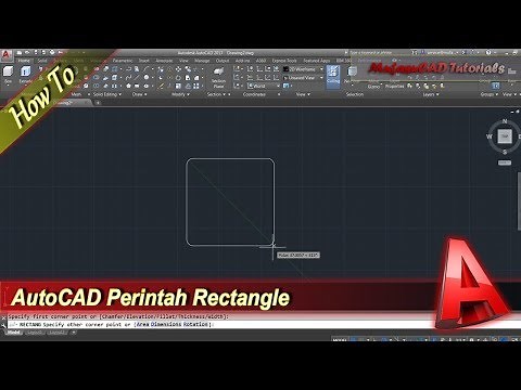 Cara Menggunakan Perintah Rectangle Pada Autocad