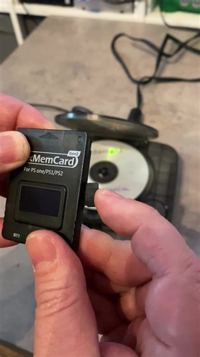 Retro PlayStation One in Stylish Grey Transparent Case