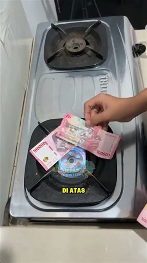 Uang Rp100 Ribu Tidak Terbakar di Atas Api? Ternyata Ini Triknya!