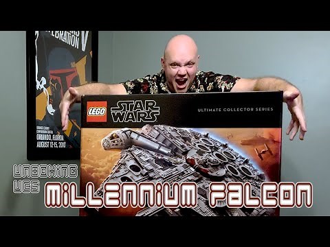 Unboxing LEGO Star Wars UCS Millennium Falcon
