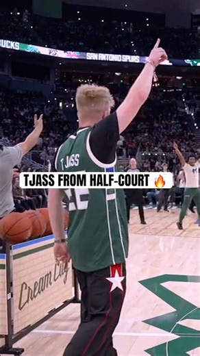 TJass drains it from half-court