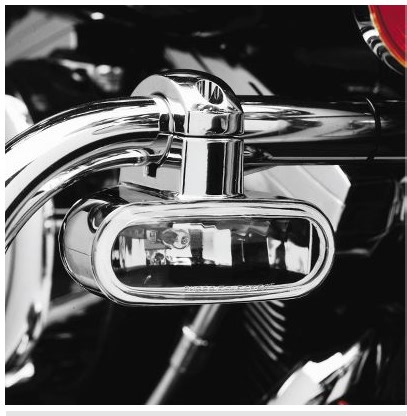 Harley crash bar mounted lights