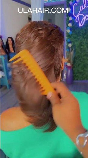 Mullet Hairstyle!💥Side Part Closure Quick Weave Tutorial | Asymmetrical Layered Bob Cut Ft.#ulahair