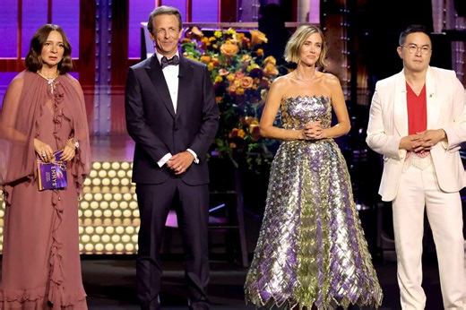 Bowen Yang explains why he and Kristen Wiig gave Matt Bomer the cold shoulder during Emmys: 'We're in the middle of something'