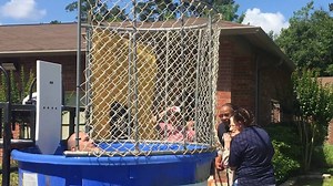 2.4K views · 64 reactions | Officer David Casper spent some time in the hot seat at Pinecrest Healthy Living Community's carnival dunking booth earlier today. #dididothat | Lufkin Police Department | Facebook