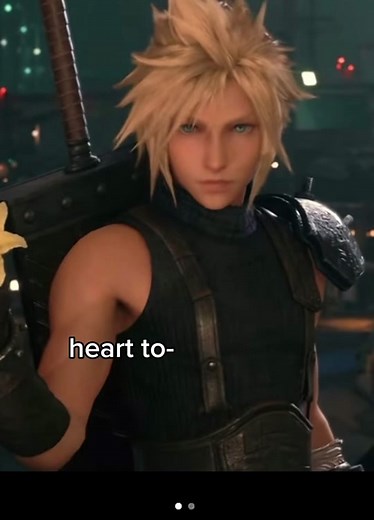Purring Sound Effect: Final Fantasy 7 Remake Cloud Strife Gameplay