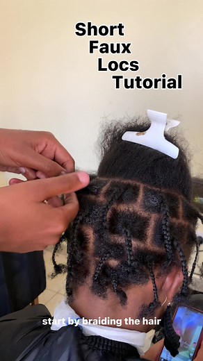 Short Hair Faux Locs Tutorial: Step-by-Step Guide