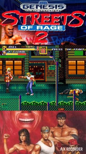 👊🏻Streets Of Rage 2 Un Clasico De Mega Drive🔥 #shorts #streetsofrage2