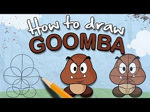 How to Draw a Goomba - The Lonely Goomba