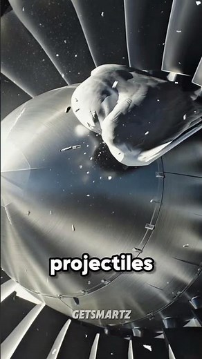 ￼ What Happens When a Bird Hits a Jet Engine 😳✈️💥 #airplane #interestingfacts #viral #science