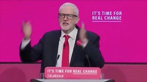 Jeremy Corbyn manifesto launch compared to Neil Kinnock