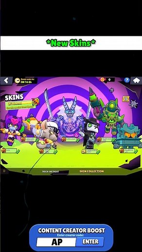 Brawl-O-Ween♥️😇 Brawl Stars #shorts #brawlstars #brawlstarsshorts