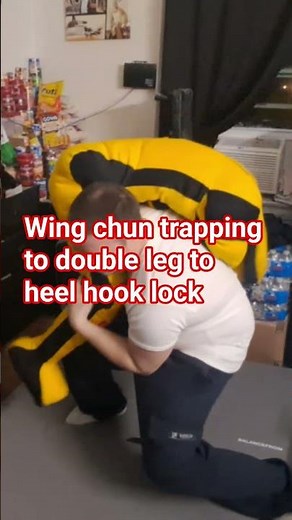 Mastering Wing Chun: From Trapping to Double Leg and Heel Hook #martialarts #jiu jitsu