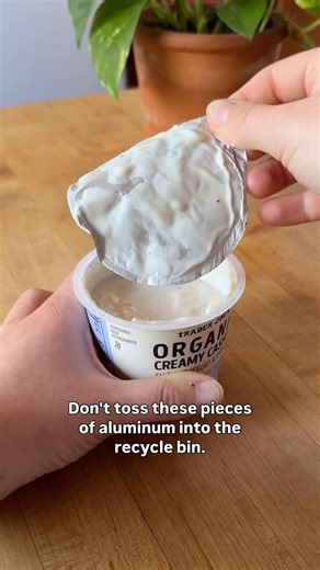 ZeroWasteStore on Instagram: "Aluminum is infinitely recyclable, but only if you recycle it properly ♻️ Small pieces of aluminum get lost in the recycling process, so hold on to your scraps of aluminum until you have enough to form a ball about the size of a tennis ball before throwing it in the recycling bin. #recycling #sustainableliving #sustainability #zerowaste #ecofriendly"