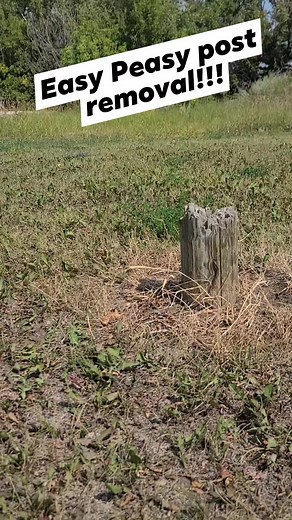 1.8K views · 40 reactions | Here's an easy way to remove old fence posts or poles. Just screw a couple chunks of old 2x4 to the side high enough to get a shop jack under the edge. Make sure to use screws/lag bolts long enough to firmly bite into the post. Then just roll the jack under the edge of the 2x4 and jack away! Boom, TicketyBoo! #tips #tipsandtricks #lifehacks #worksmarter #worksmarternotharder | Candy Shop Customs | Facebook