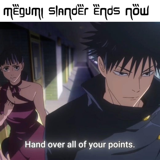 megumi slander ends now 🥶 #jujutsukaisen#anime#yuji#megumi