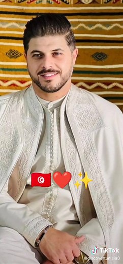 Traditional Tunisian Men Cultural Clothing
