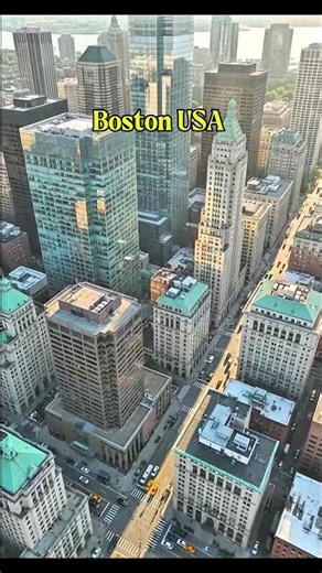 🇺🇸 Boston from above! From historic streets #america #travel #trending #exploreamerica #loveboston