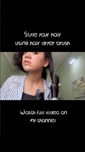 How to use hair dryer tutorial ✨✨ #shorts #hairdryer #blowout #hairstyle
