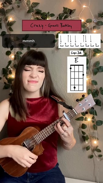 Easy Crazy - Gnarls Barkley Ukulele Tutorial for Beginners