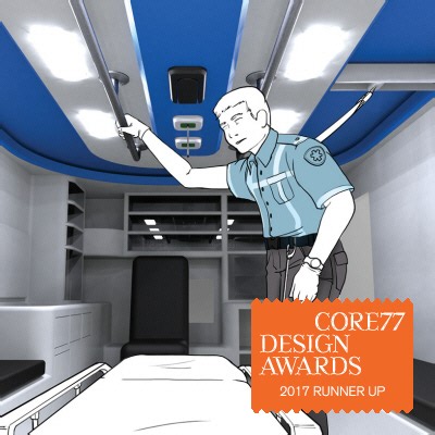 Medic Restraint Systems within the Patient Compartment - by Elizabeth Reuter / Core77 Design Awards