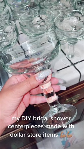 DIY Dollar Store Bridal Shower Centerpieces