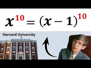Harvard entrance exam question | Only 5% of students solved it correctly