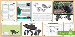 Australian Animals Tasmanian Devil Resource Pack