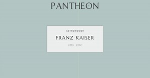 Franz Kaiser Biography | Pantheon