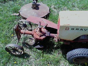 Gravely walk behind tractors