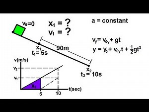 Physics 2 - Motion In One-Dimension (19 of 22) More Examples