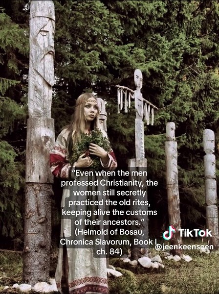 bsd sneak hehe a 12th-century Polish sermon condemned: “The women who burn offerings to the hearth and whisper charms to the fields, as their mothers taught them.” #slavic #europe #pagan #spirituality #spiritual