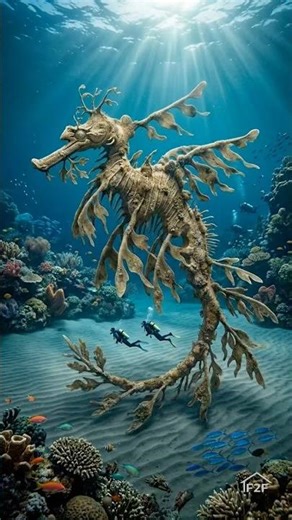 Building a Giant Sea Dragon Underwater Base | Cinematic Construction