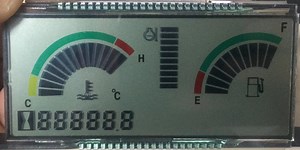 [Hot Item] Custom Engineering Vehicle Instrument Display Segment LCD Display