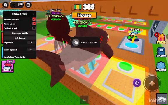 🐟 Steal A Fish Script - INSTANT STEAL, AUTO LOCK, CASH (NO KEY!!)