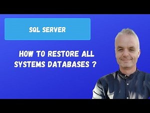 How to restore all the system database ? | SQL server