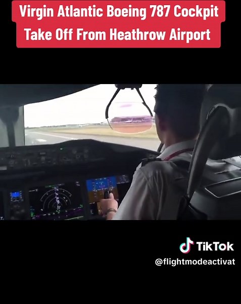 Virgin Atlantic Boeing 787 Cockpit Take Off Experience