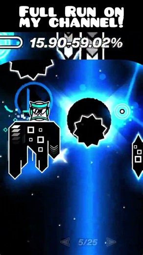 15 - 67 On blade of justice! #geometrydash #gdextremedemon #gd