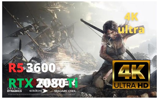 【RTX 2080Ti】古墓丽影9 | 5年前的老老卡皇2023年还跑得动4K游戏吗? | 4K 极致画质 帧率测试 2023年新驱动
