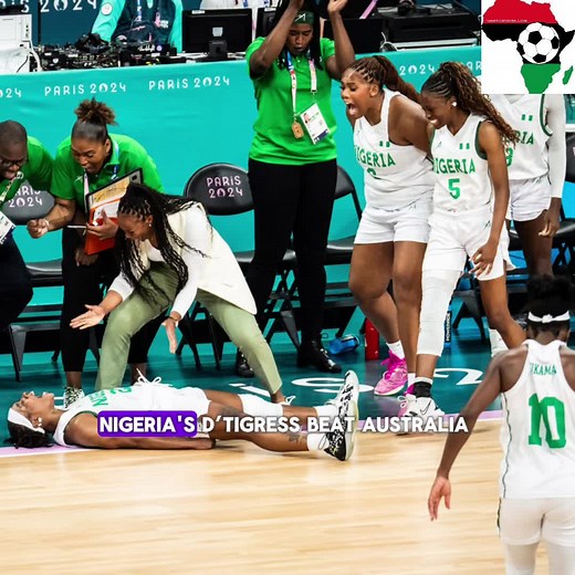 Nigeria’s D’Tigress win their first Olympic basketball game in 20 years at Paris 2024 🇳🇬🔥 #olympics #paris2024 #basketball #sportsontiktok #nigeria #nigeriantiktok🇳🇬 #knowafrica #viral #fyp