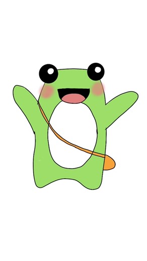 frog drawing easy