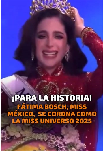 Fátima Bosch Reina del Miss Universo 2025